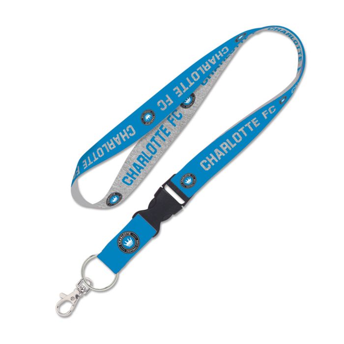 WinCraft Charlotte FC Heather Lanyard W/Detachable Buckle 1 Blue - Best Buy Soccer